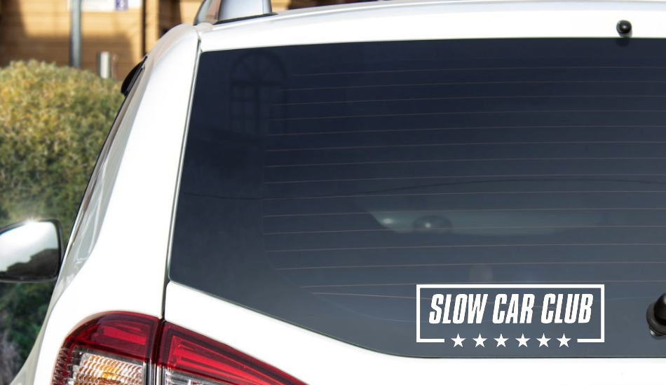 Slow Cars Club Sticker