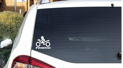 MC Friend Sticker – Vis din støtte til motorcyklister!